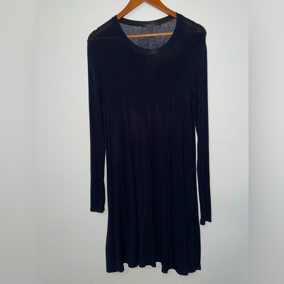 BCBGMAXAZRIA Jeanna Women’s Crewneck Long Sleeves Pullover Knit Dress Size Small - Picture 2 of 12